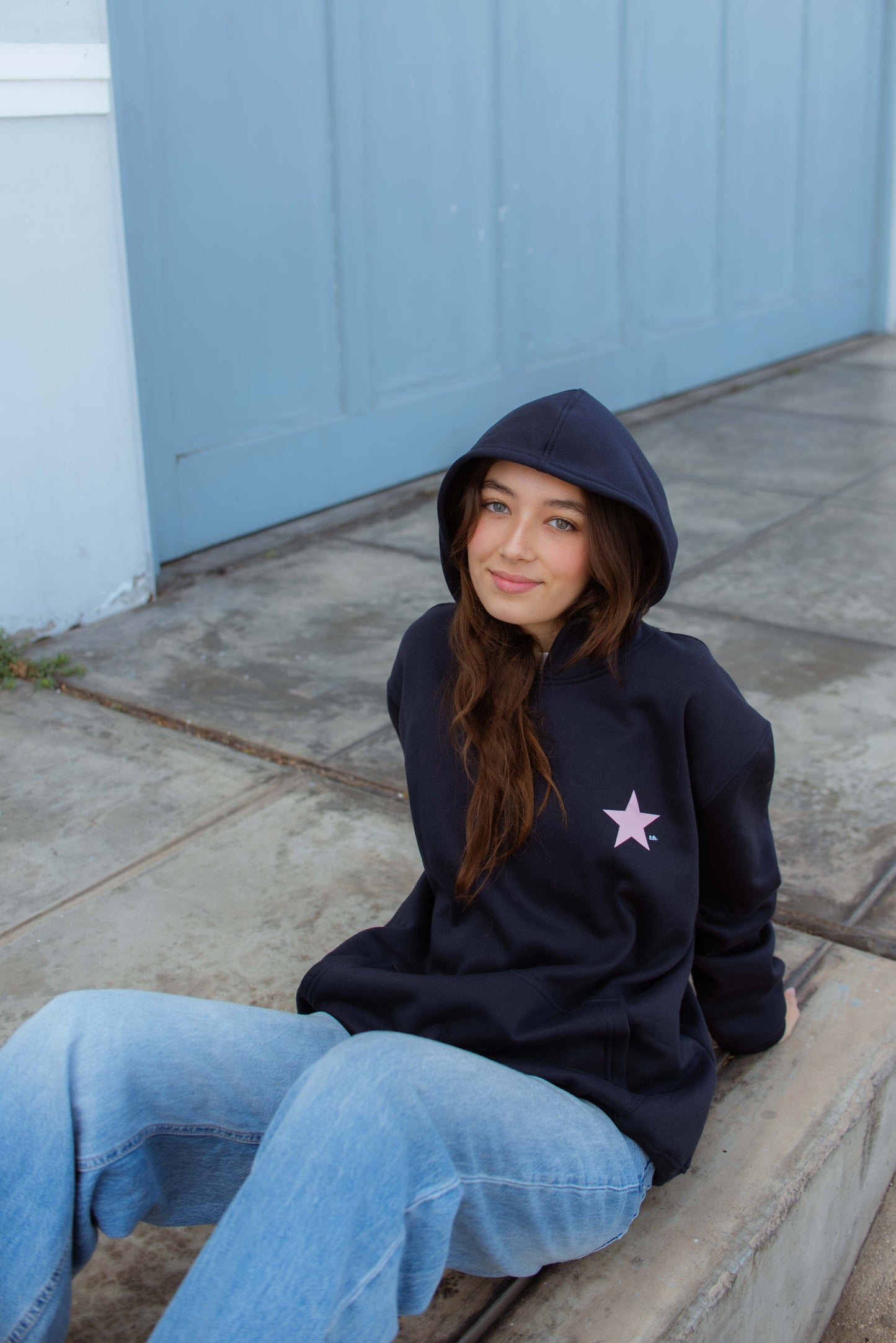 Hoodie Pink Star