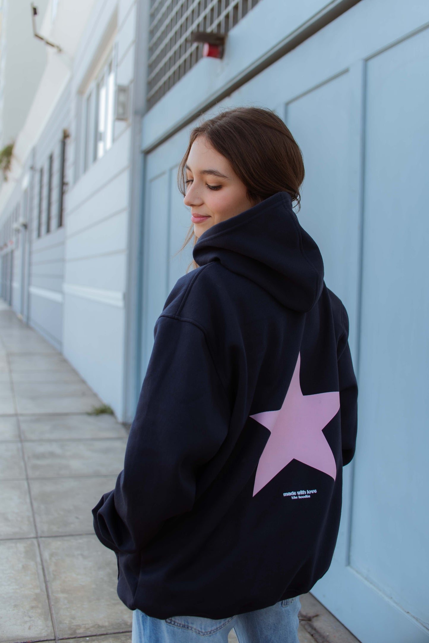 Hoodie Pink Star