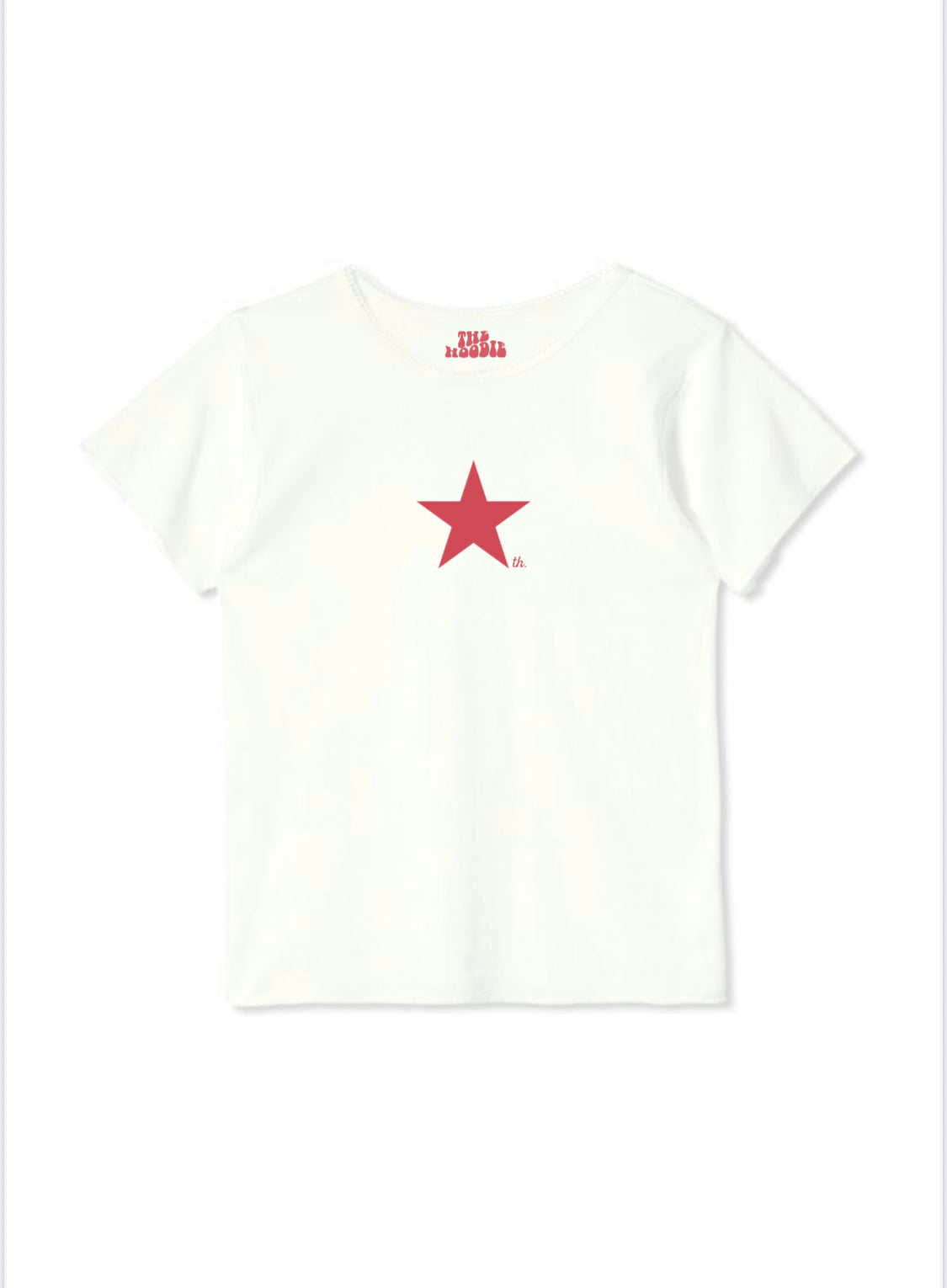 Baby tee red star