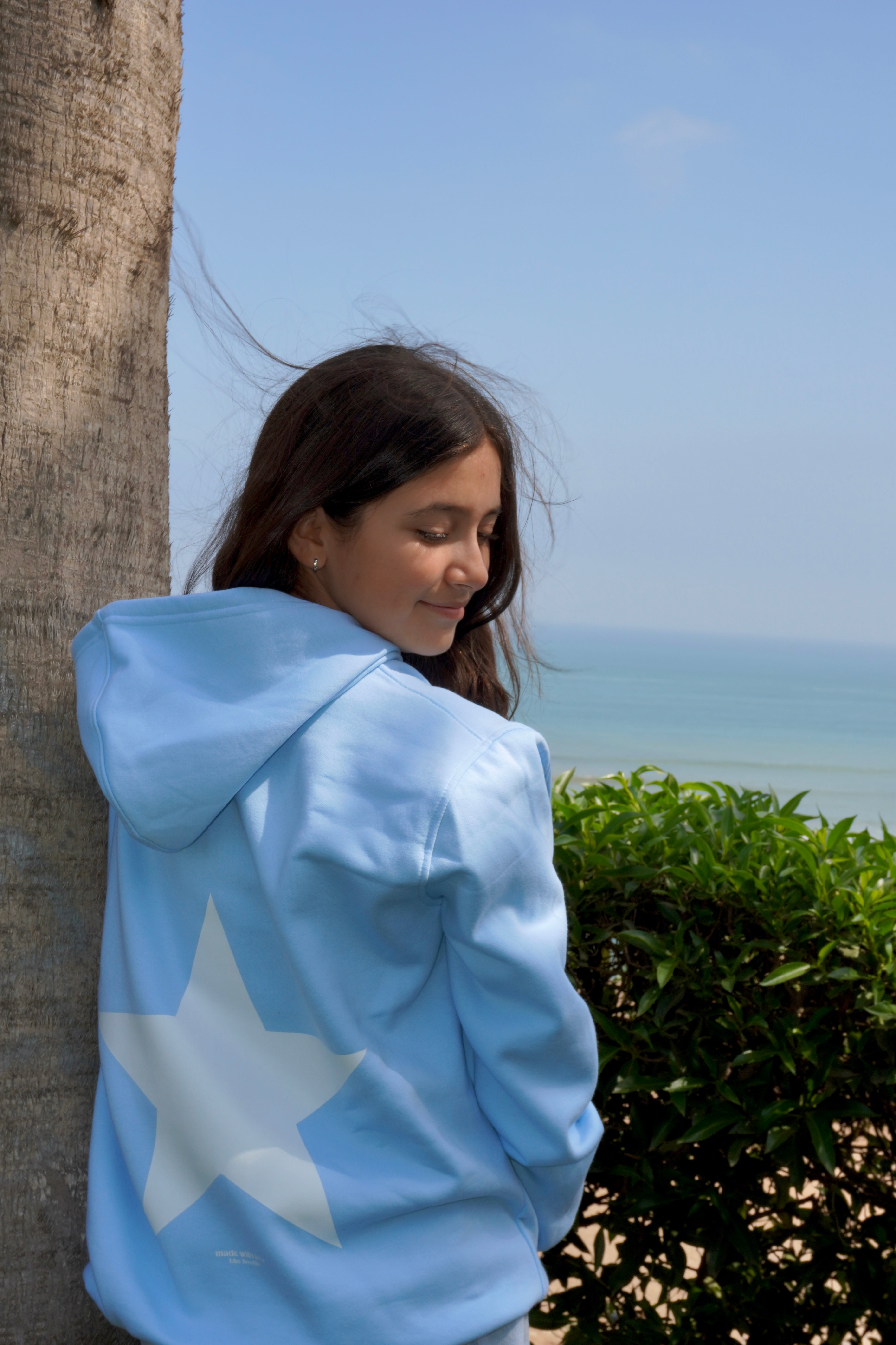 Light Blue Star Hoodie