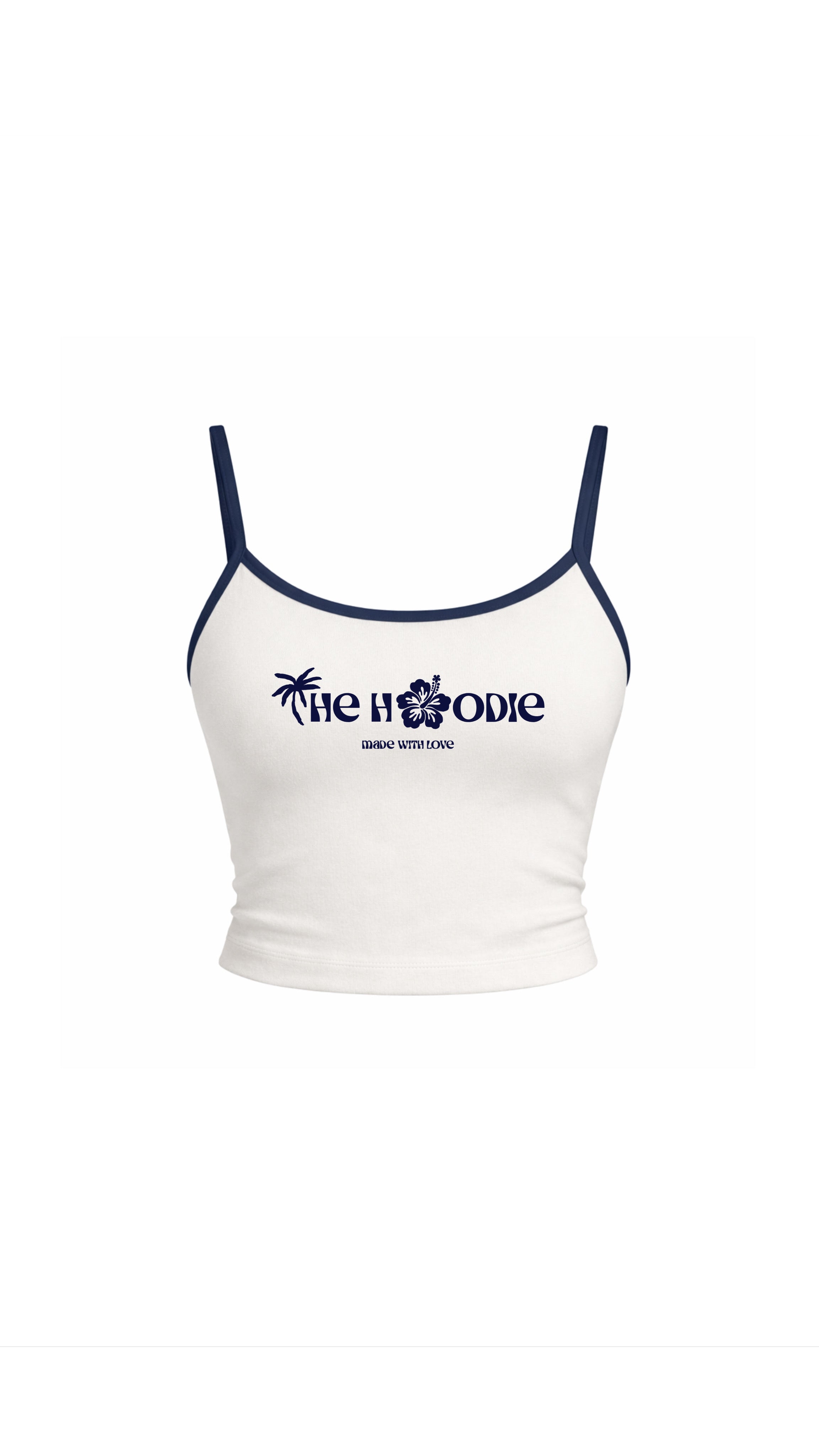 The Hoodie White Tank Top