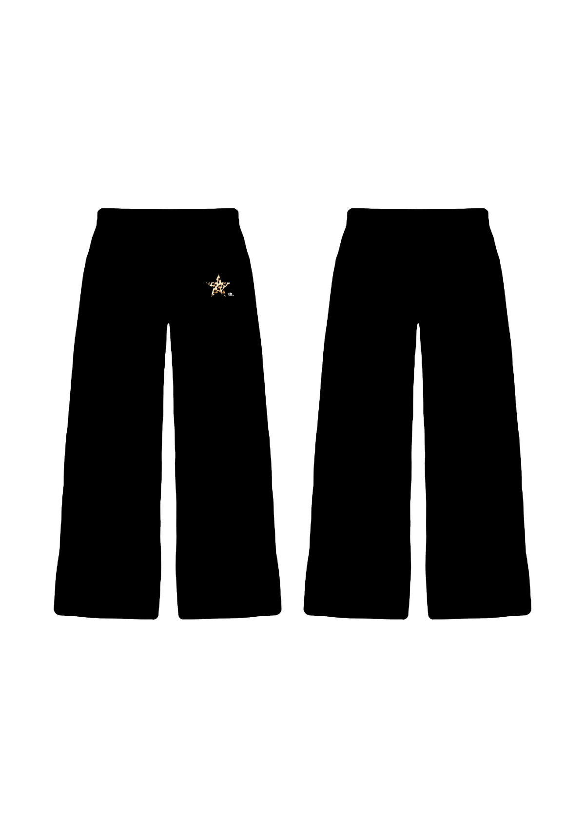 Leopard Black Sweatpants