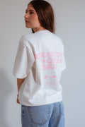 Designed Pink Oversized Shirt