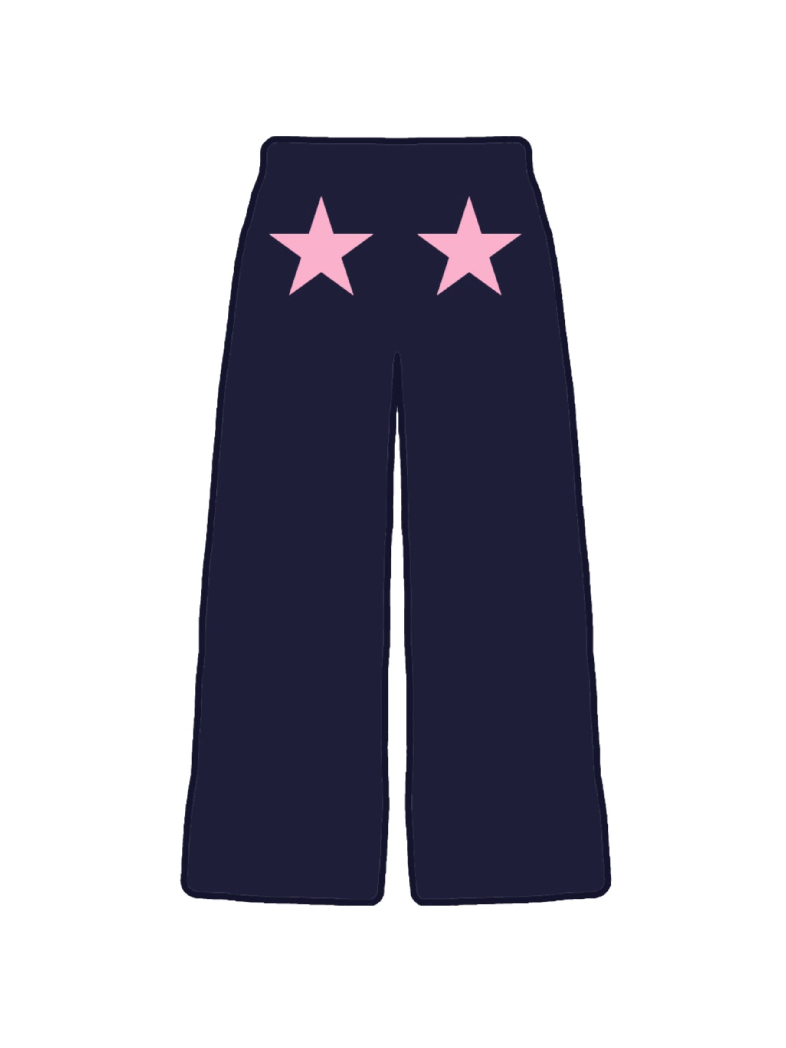 Pink Star Summer Sweatpants