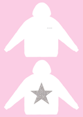 Glitter White Hoodie