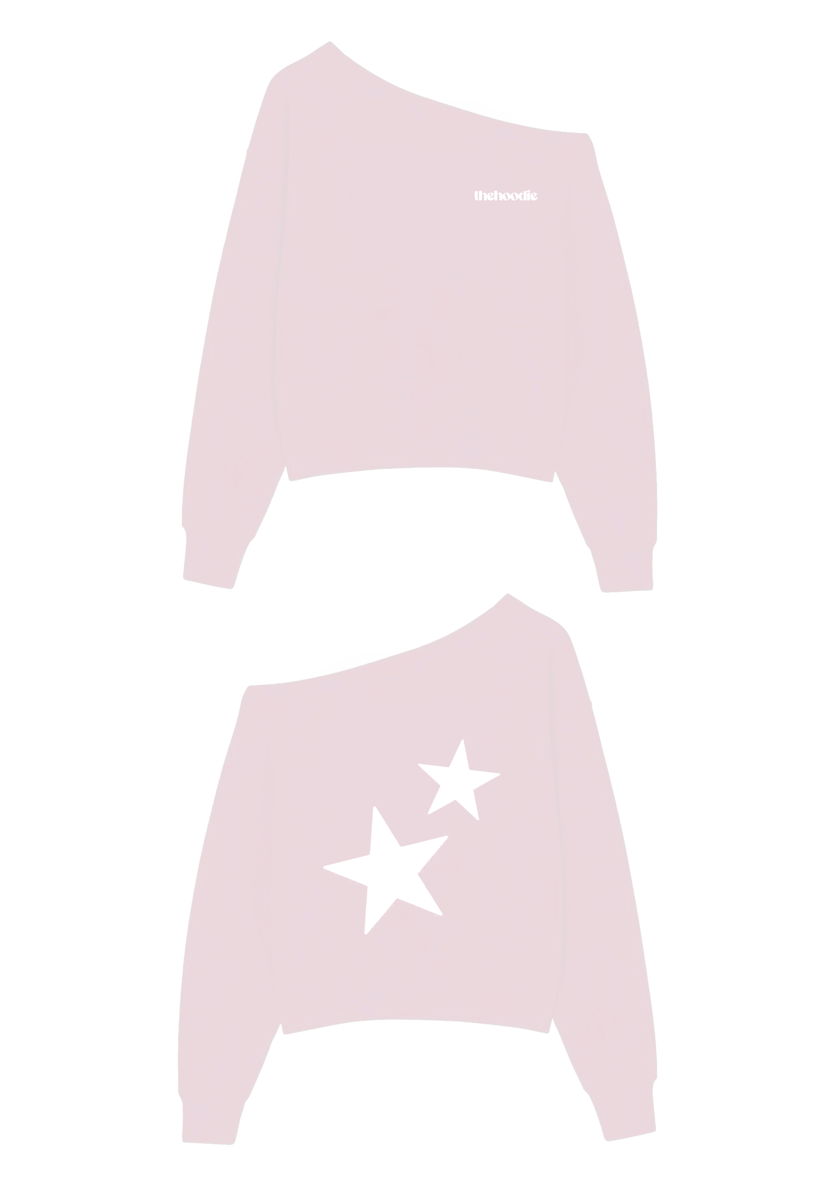 Twin Pink Off-Shoulder