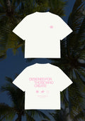 Designed Pink Oversized Shirt