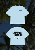 Good Life Blue Oversized Shirt