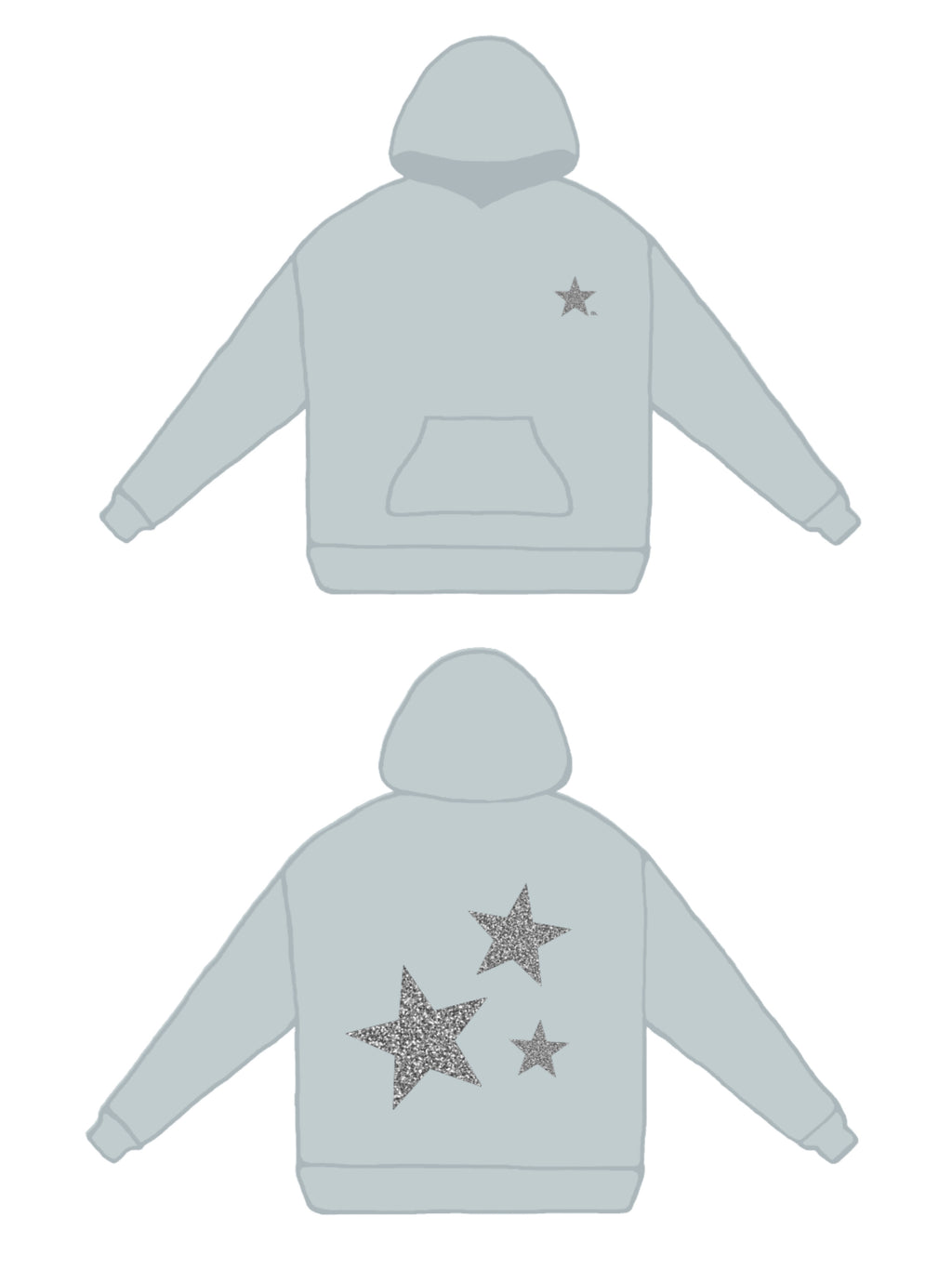 Glitter Summer Hoodie