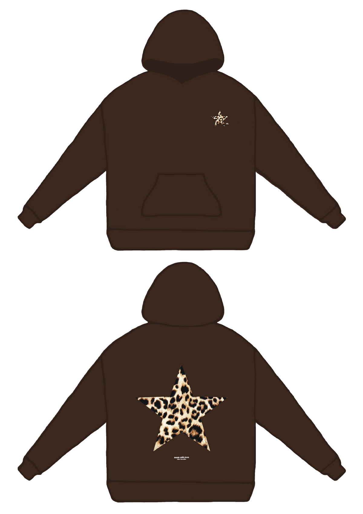 Leopard Mocca Hoodie
