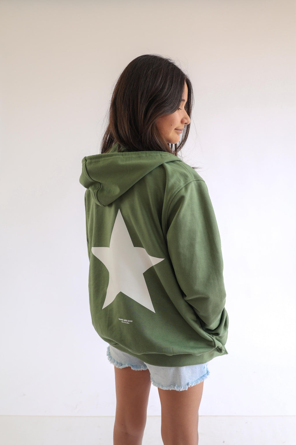 Green Star Zip Up