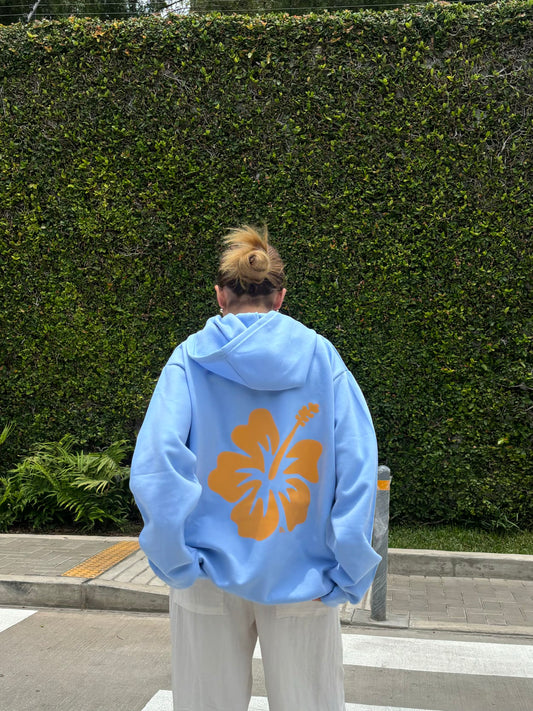 Hoodie Hawaii Blue