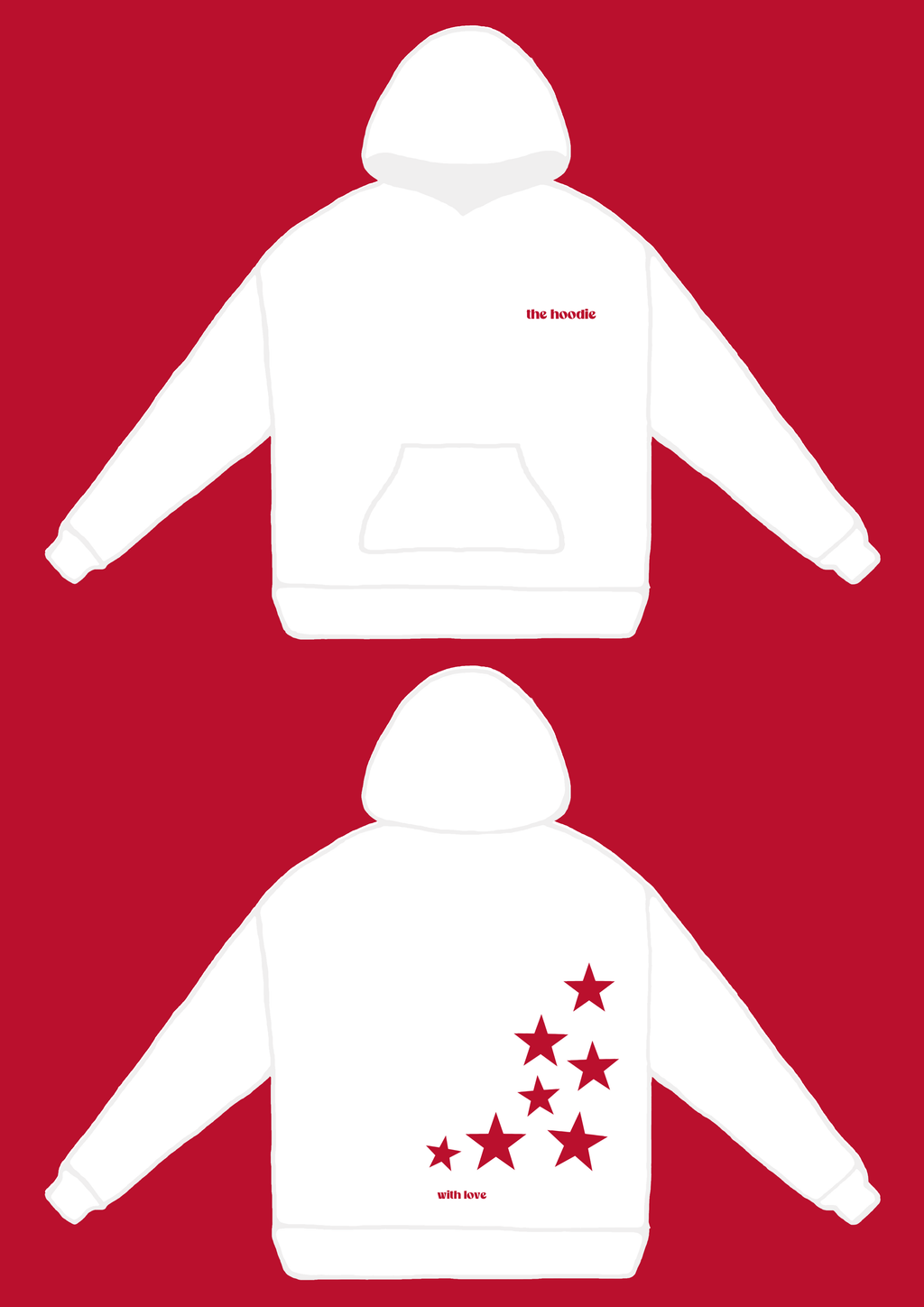 White Mini Hoodie
