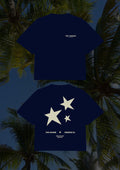 Stars Blue Oversized Shirt