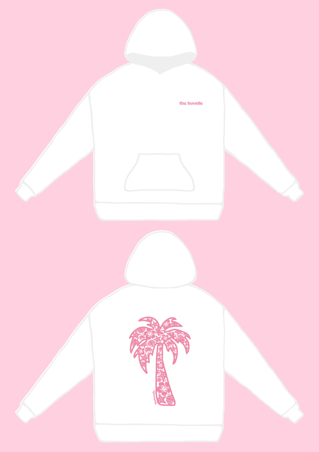 Palmstar White Hoodie