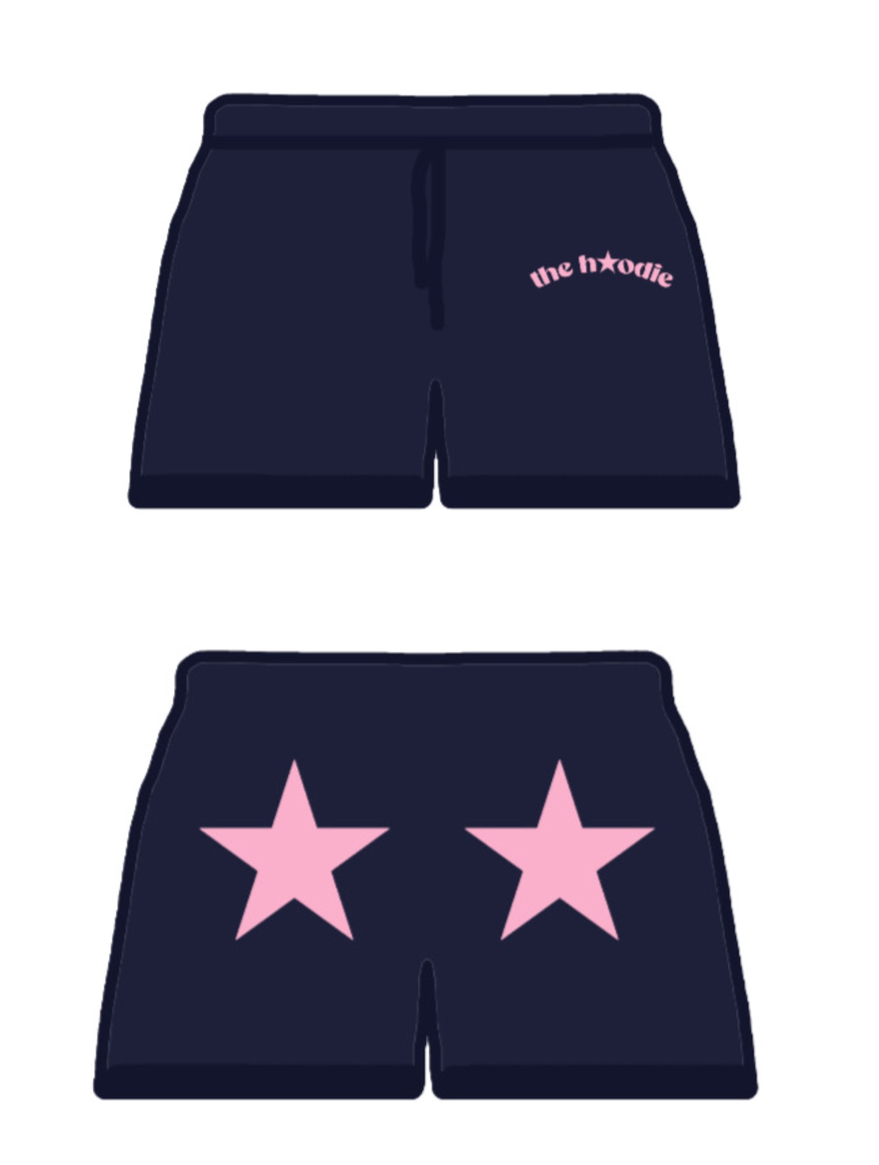 Pink Star Summer Short