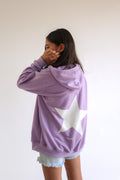 Purple Star Zip Up